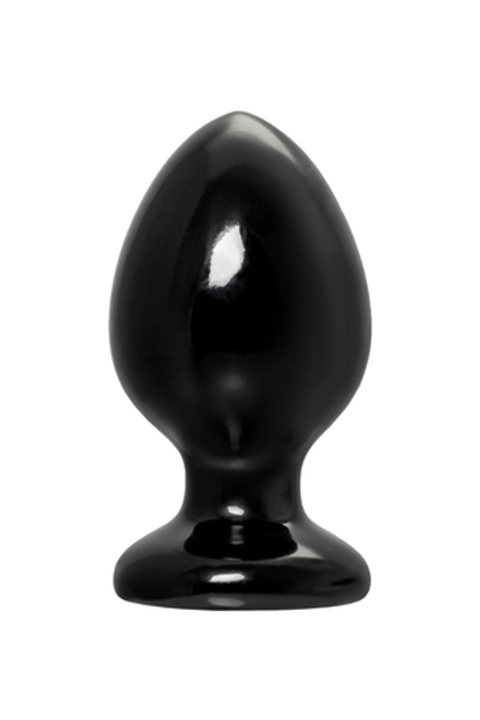 Анальная втулка TOYFA POPO Pleasure Cetus α, PVC, черная, 11,5 см, Ø 6,2 см