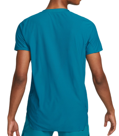 Мужское теннисное поло Nike Court Dri-Fit Adventage Slam Tennis Polo - green abyss/white