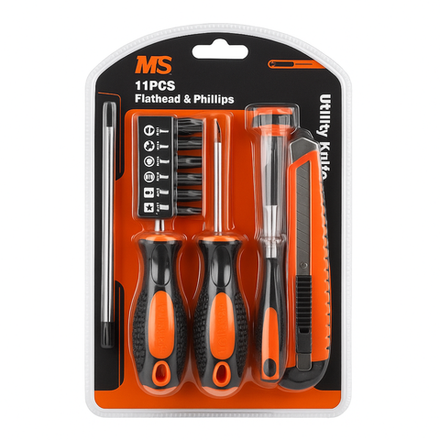 Набор отверток с насадками Muzhou 11 предметов