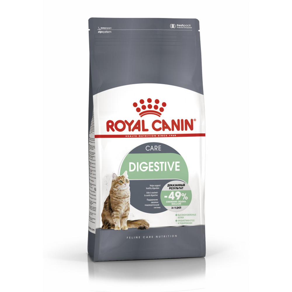 Royal Canin Digestive Care Дайджестив Кэа Корм сухой профилактика нарушений пищеварительной системы для взрослых кошек 2кг