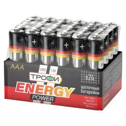 Батарейки Трофи LR03-24 bulk ENERGY POWER Alkaline | Батарейки Щелочные (Алкалиновые)