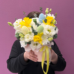 Коробка цветов "Золотое цветение" #59