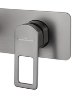 Смеситель для раковины встраиваемый WONZON & WOGHAND FRAME, Темный графит (WW-88869010-BGM)