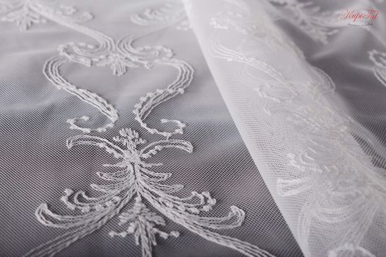 Тюль Марселла-2 французская сетка (белый)