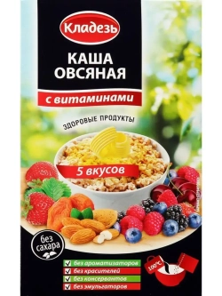 Диетическая овсяная каша-ассорти 215г * 3шт