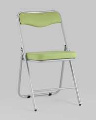 складной Джонни экокожа салатовый каркас металлик