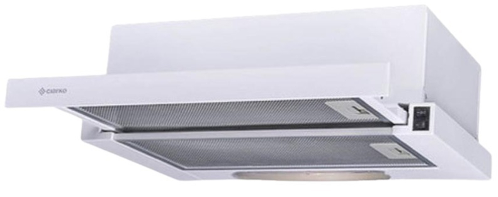 Вытяжка встраиваемая CIARKO Szuflada SL-S-II Glass 60 White 610 м3/ч, 2-х мотор, белая