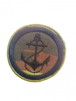 Шеврон круглый вышитый ШТАТ МП 8,5 см Флора