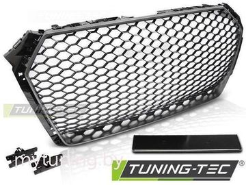 Решетка радиатора MATT GRAY SILVER RS-STYLE для Audi A4 B9