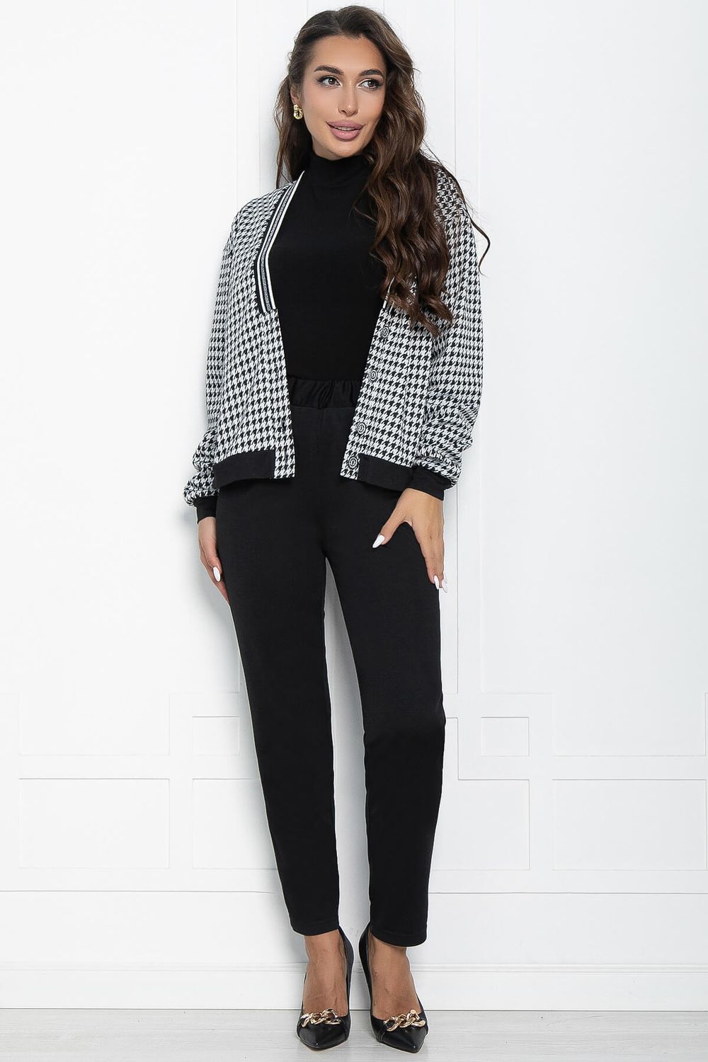 Костюм Тиона (черно-белый) К10816 LT Collection (Акция)