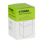 Скрепочница магнитная СТАММ, без скрепок, ассорти, картонная коробка
