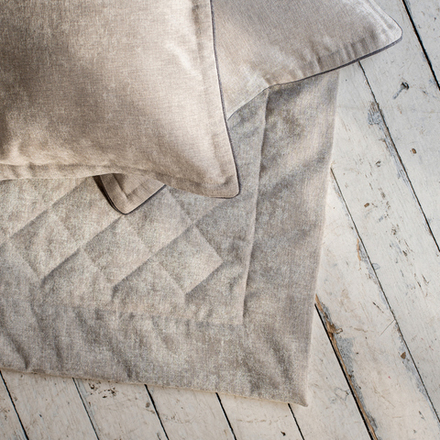 Покрывало на кровать ДЕККО (арт. BL02-401-01) - светло-серое