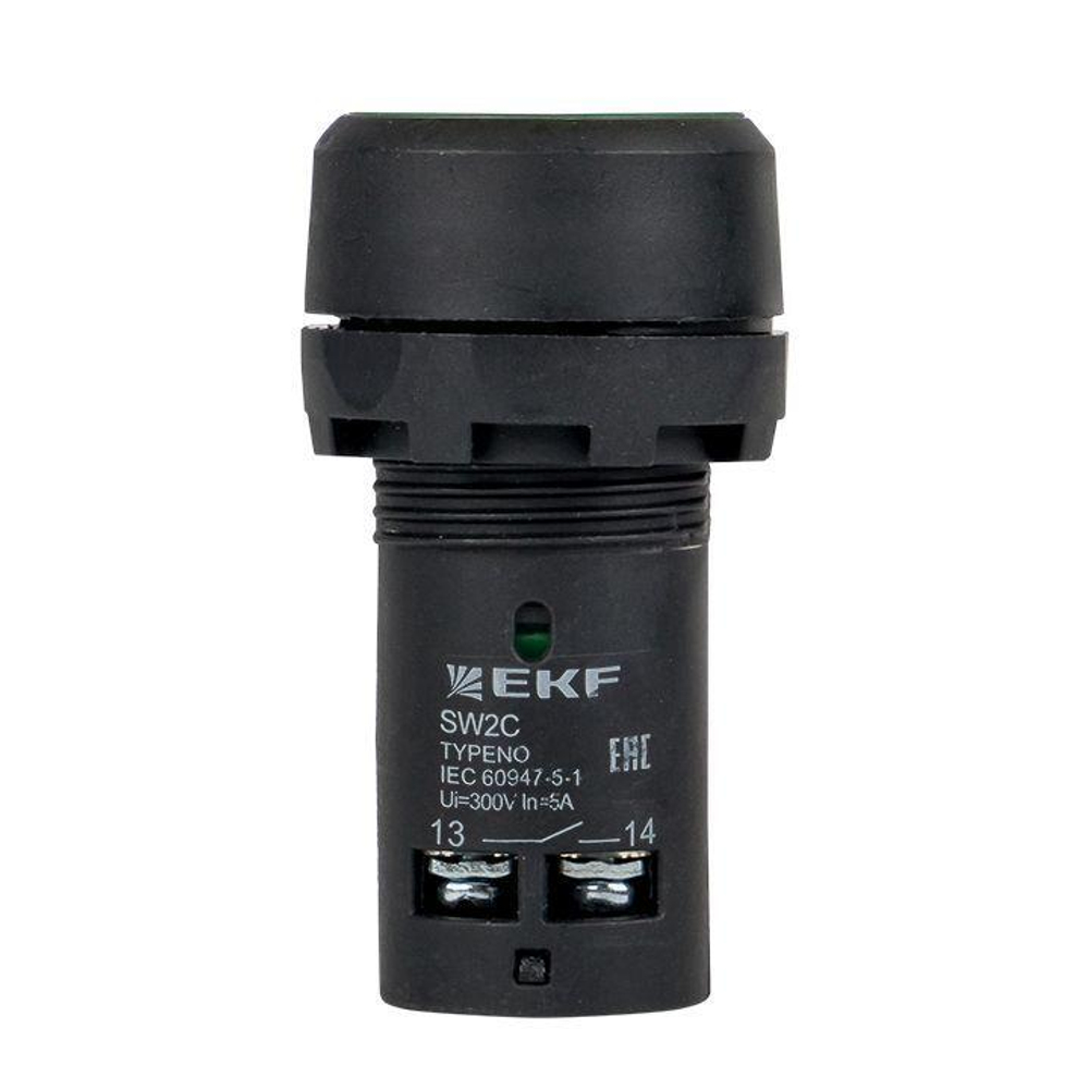 Кнопка SW2C-11 возвратная зел. NO+NC EKF sw2c-11s-g