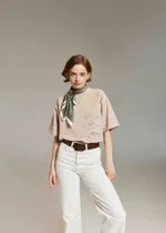 Футболка Called a Garment Diagram Какао