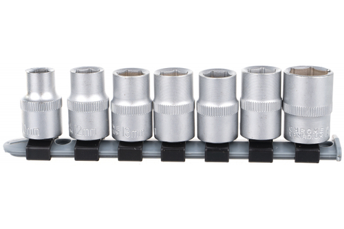 Набор головок шестигранных (7 пр; 10-19 мм; 1/2") СЕРВИС КЛЮЧ 77555