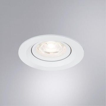 A2862PL-1WH Светильник потолочный встраиваемый MIRA для MR16 Ø95x27мм белый IP20 монтаж Ø70мм