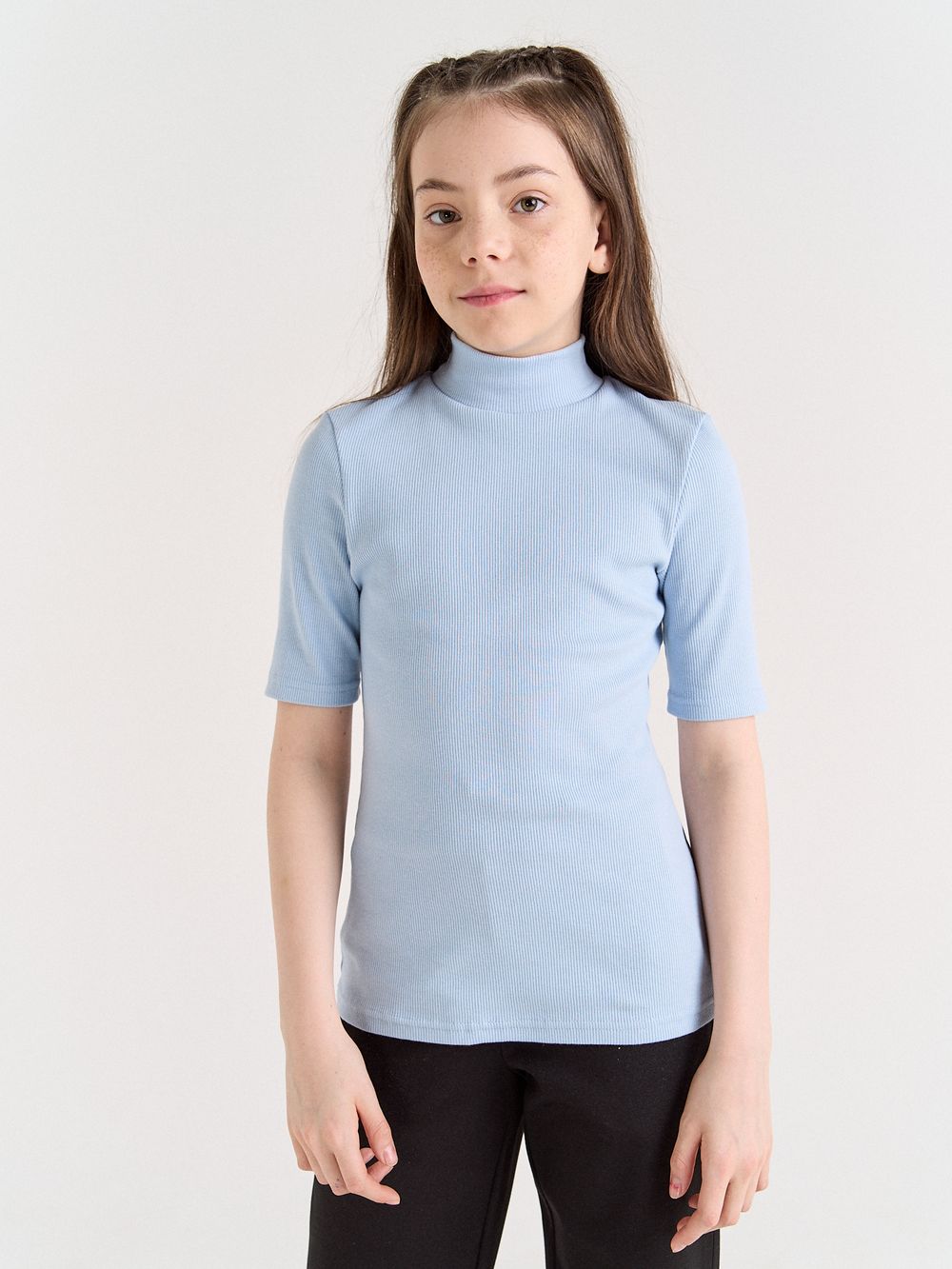 Бадлон с коротким рукавом "Голубой" 7+