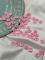 Пуговицы на прокол нежно-розовые