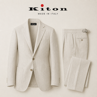 Мужские льняные костюмы Kiton