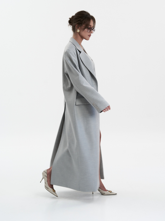 Удлиненный жакет «Paris» в сером цвете