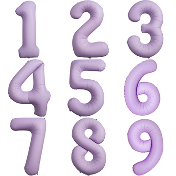 Цифры 102 см "Матовая Лаванда" слим (slim)