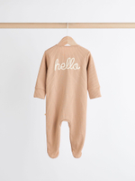 Комбинезон / Cлип для малышей Next 606-563, 3 шт., Бежевый, Серый