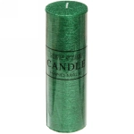 Свеча «New Star» 5*15см цвет изумрудный ZD-074