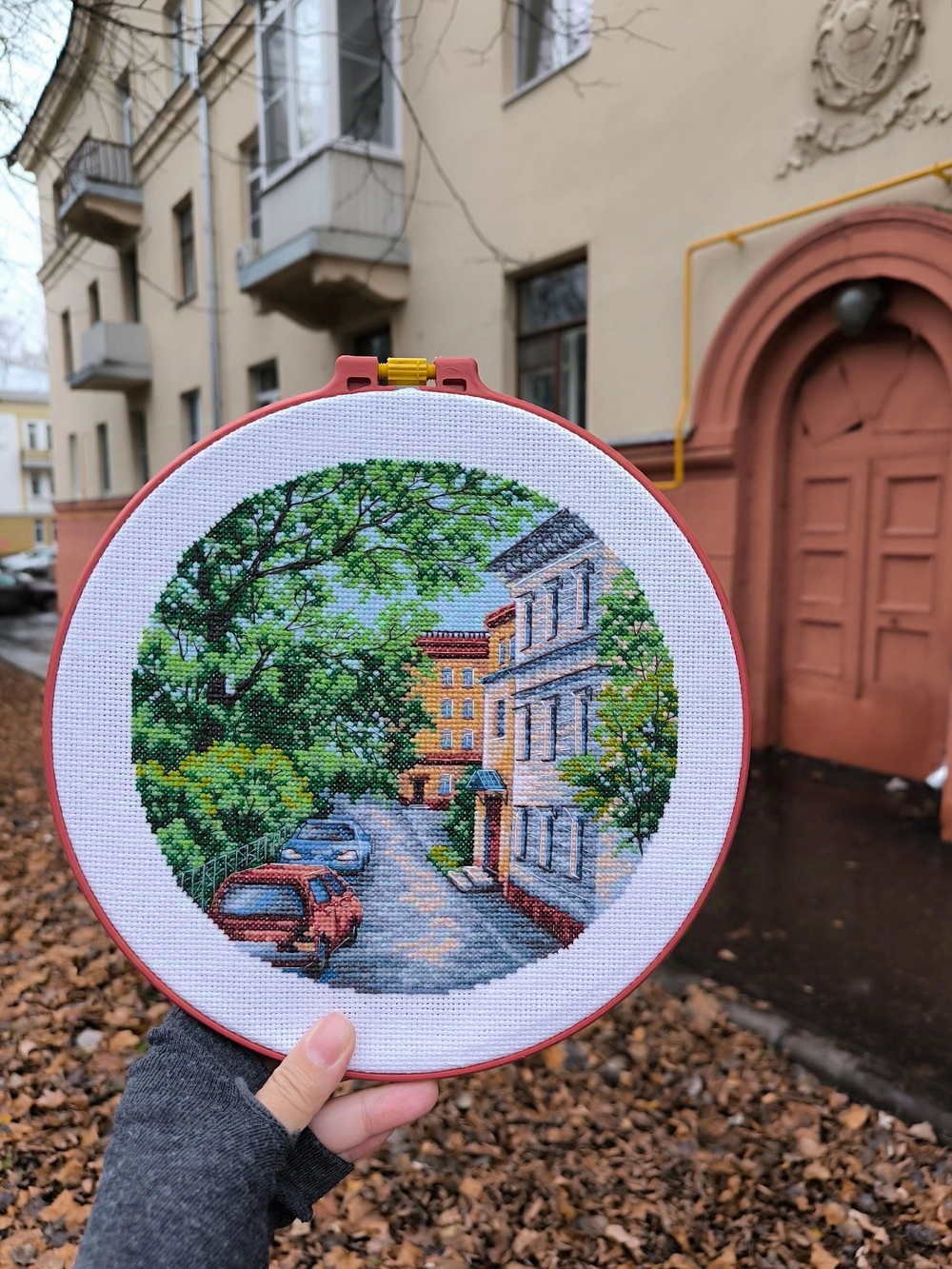 Набор для вышивания крестом Искусница "Тихая улочка"