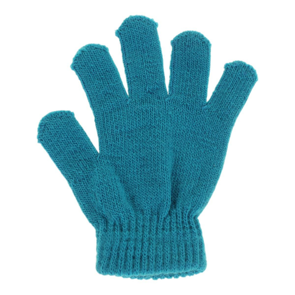 Перчатки для девочки MINAKU "Радуга", р.14, голубой 4428515, 1 шт.