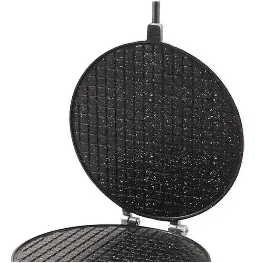 Форма для выпечки «вафельница» (диаметр 200мм), АП (темный мрамор)