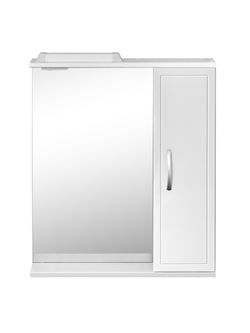Шкаф зеркальный Панда 550 с подсветкой, правое открывание, арт. 00530