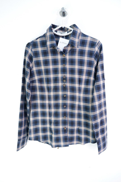 Рубашка Qianzhidu хлопковая в клетку 42 размер, новая