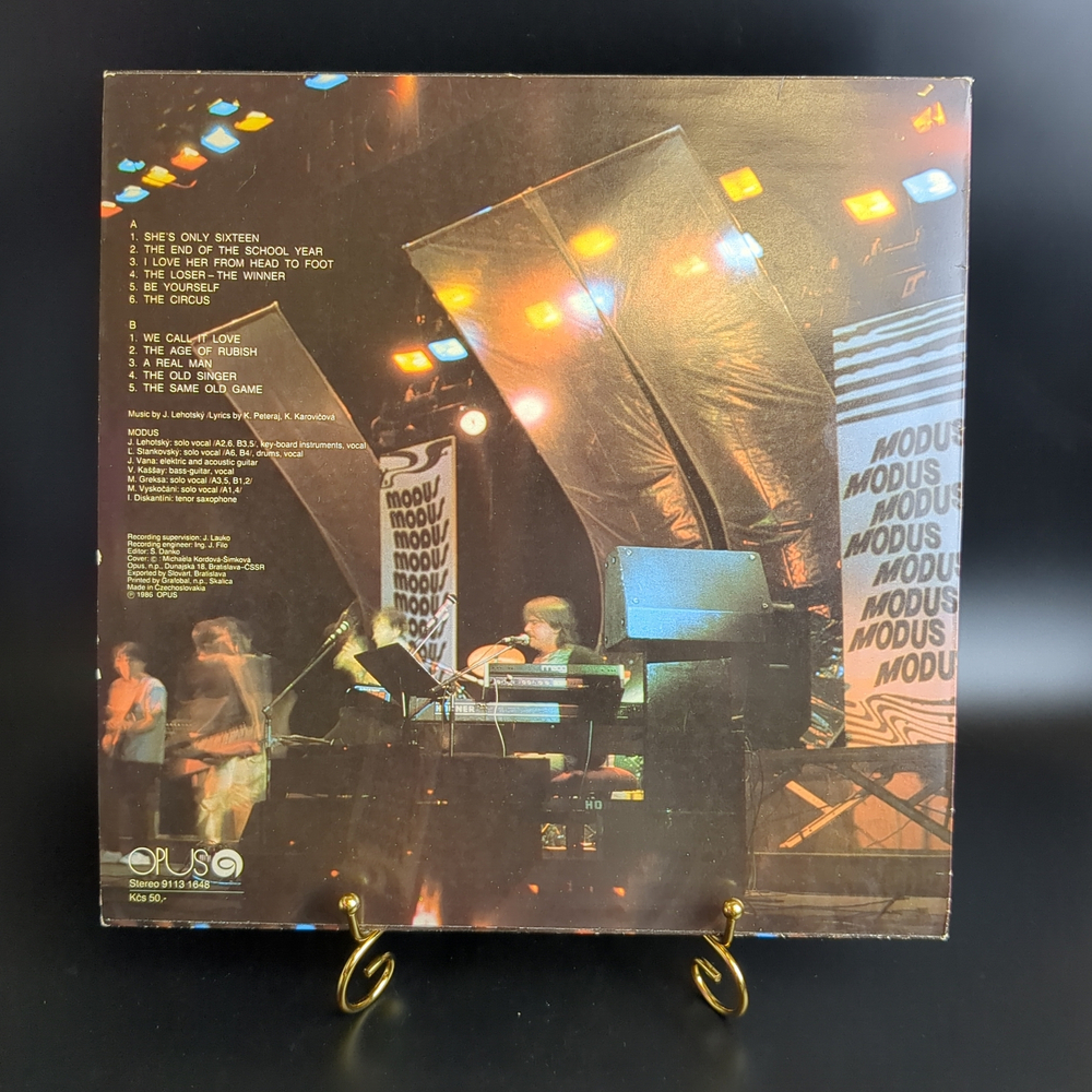 LP Modus - Everybody Plays. Виниловая пластинка 12 дюймов. Czechoslovakia 1986 год