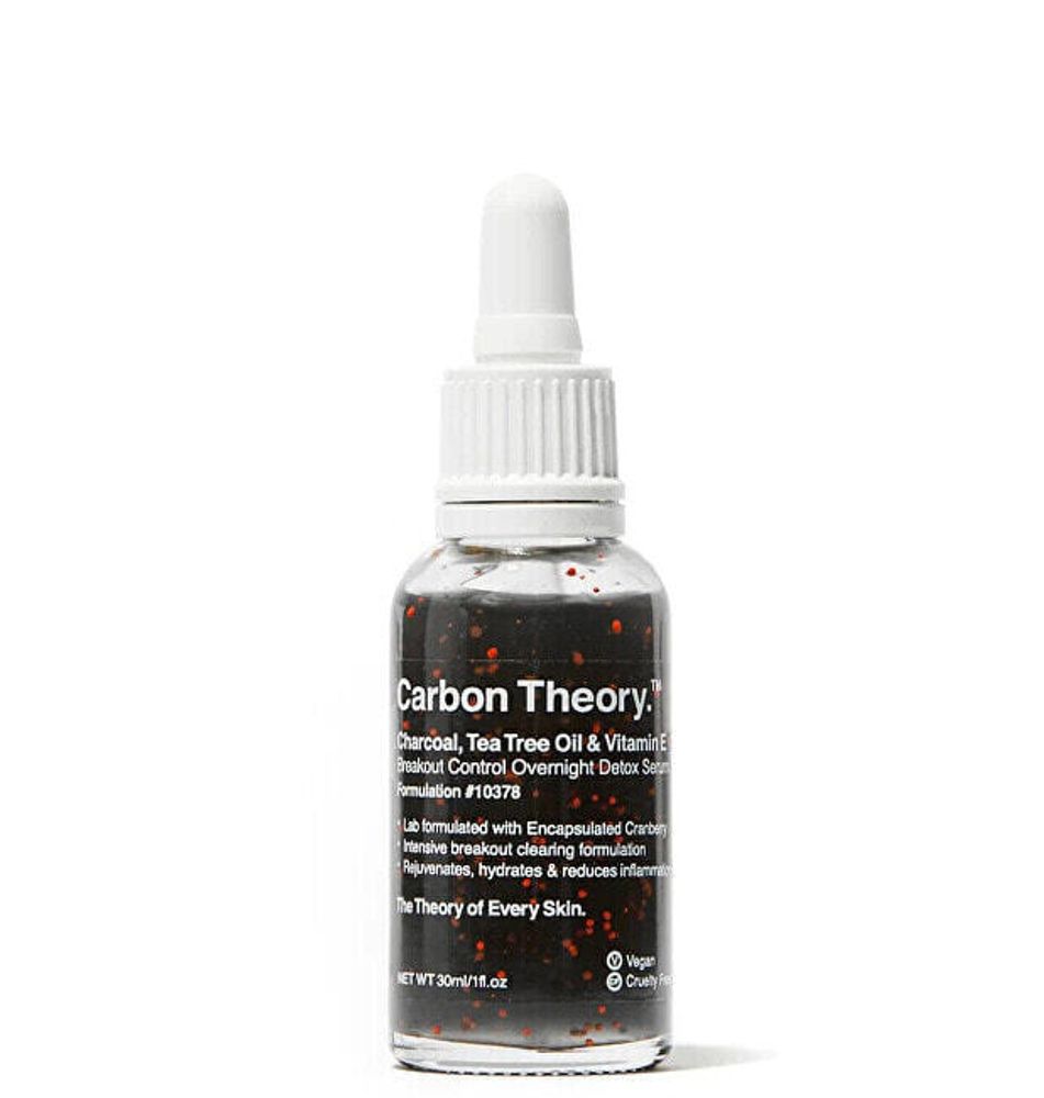 Ночная детоксицирующая сыворотка Charcoal, Tea Tree Oil &amp; Vitamin E Breakout Control (Overnight Detox Serum) 30 ml