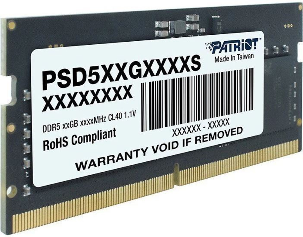 Модуль памяти SODIMM DDR5 16GB Patriot Memory PSD516G520081S