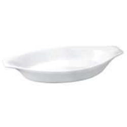Блюдо овальное 21,5*11,5 см с ручками белое фарфор P.L. Proff Cuisine [9]