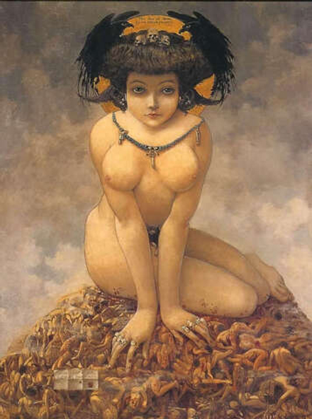 Gustav-Adolf Mossa (1883-1971) - эротическое искусство французского художника