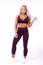 ЛОСИНЫ NEBBIA LACE-UP 7/8 LEGGINGS 661 BURGUNDY