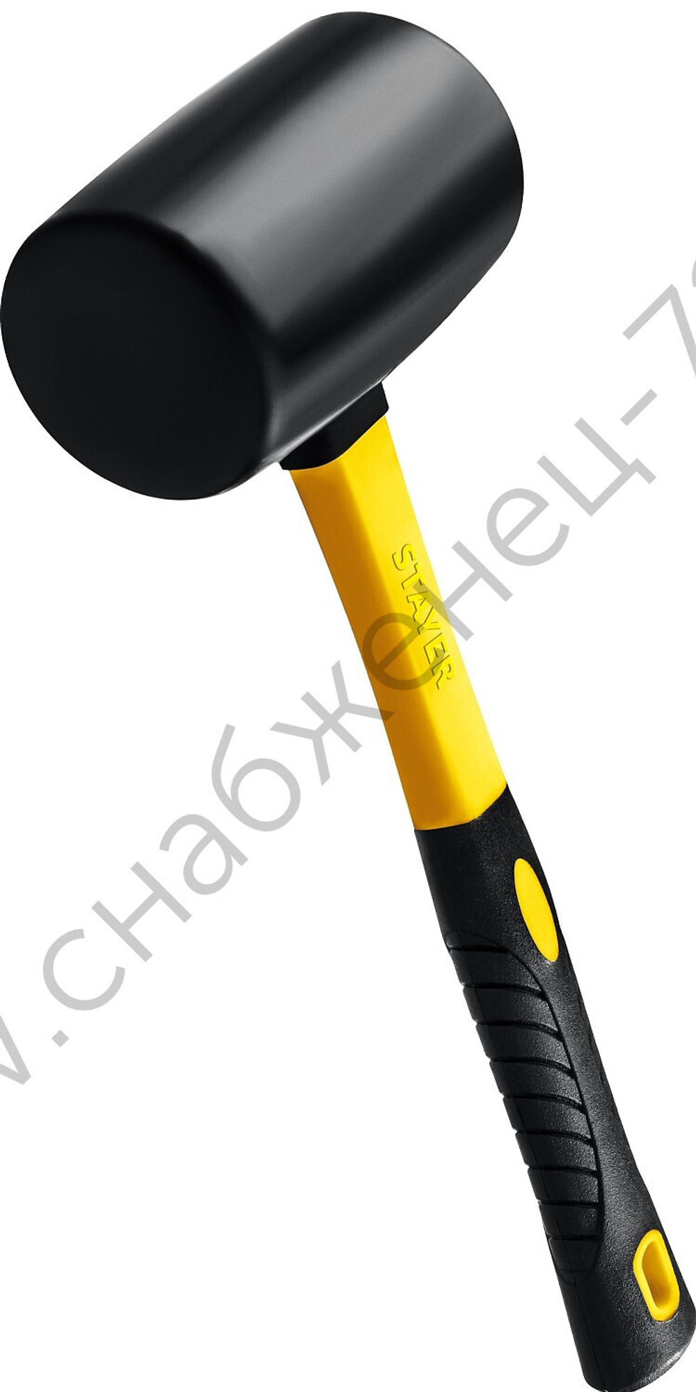 STAYER PROFI 450 г, Чёрная резиновая киянка (2054-65)