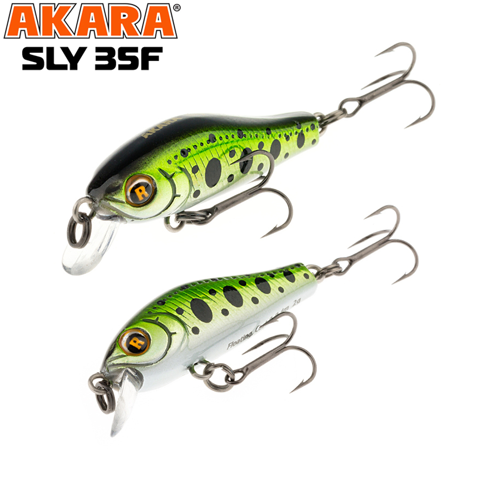 Воблер Akara Sly 35F 2,0 гр. (1/14 oz 1,4 in) A182