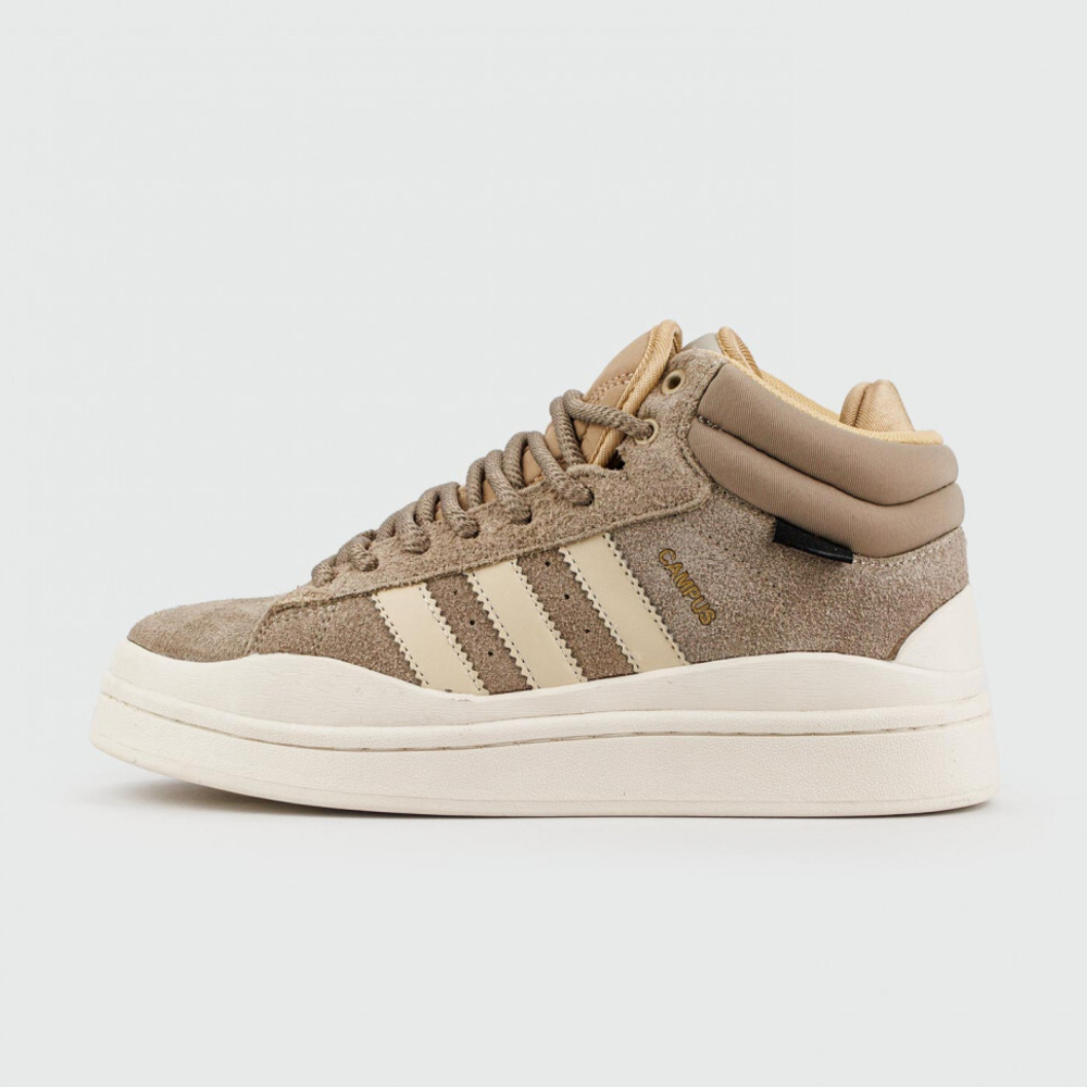 кроссовки Adidas Campus Mid Beige / White Wmns Winter