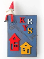 Ключница настенная деревянная 24*34 см