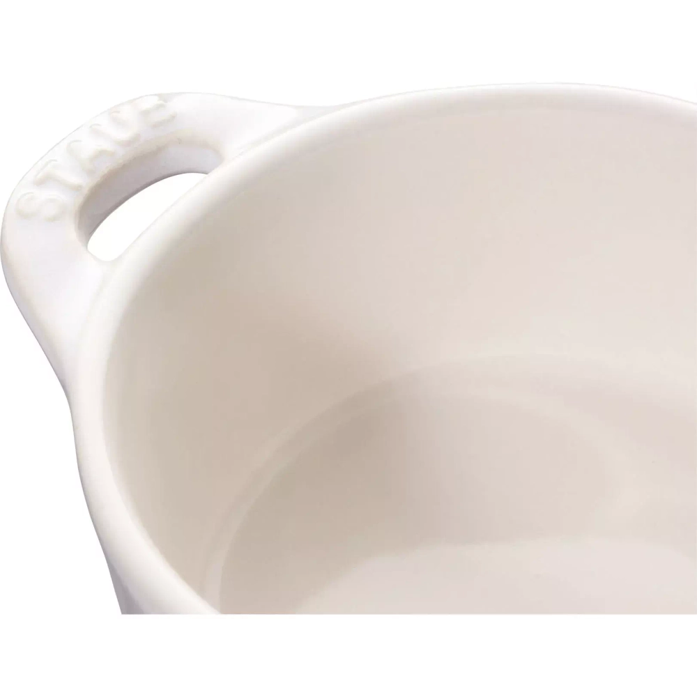 STAUB - Мини-кокотница 200мл, цвет слоновой кости / артикул   40511-997-0  / GTIN 4009839376986
