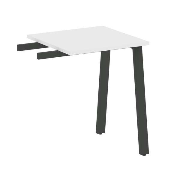 Metal System Приставной элемент на А-образном м/к БА.ПР-1 Белый/Металл Антрацит 600*600*750