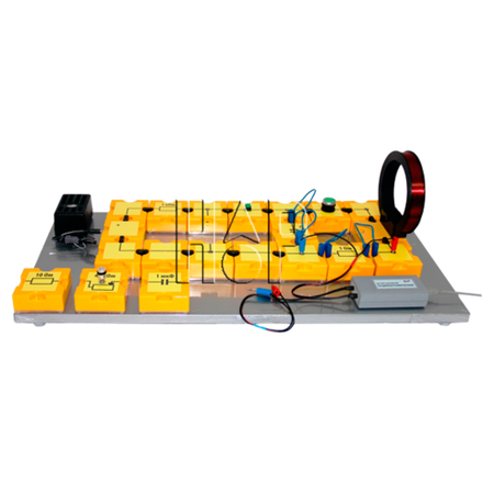 Лабораторная установка "Исследование затухающих колебаний  в колебательном контуре"