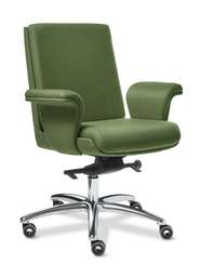 Кресло Split B Chrome ткань зелёная