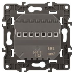 14-4111-01 ЭРА Терморегулятор универс. 230В-Imax16А, IP20, Эра Elegance, белый