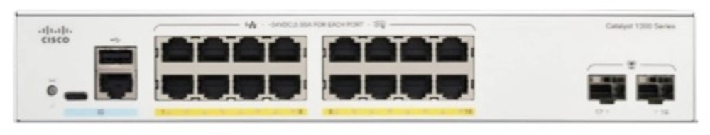 Коммутатор Cisco C1300-16T-2G