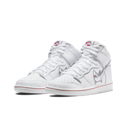 Кроссовки Nike x Oski SB Dunk High 'Great White Shark' DC8908-105