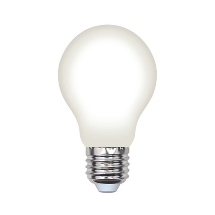 LED-A60-9W-4000K-E27-FR-SLF Лампа светодиодная. Форма A. матовая. Белый свет 4000K. ТМ Volpe